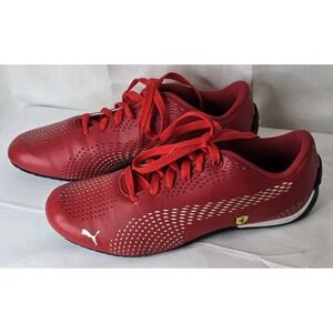 Puma Drift Cat 5 Scuderia Ferrari Mens‎ Size 7 Red Driving Shoes